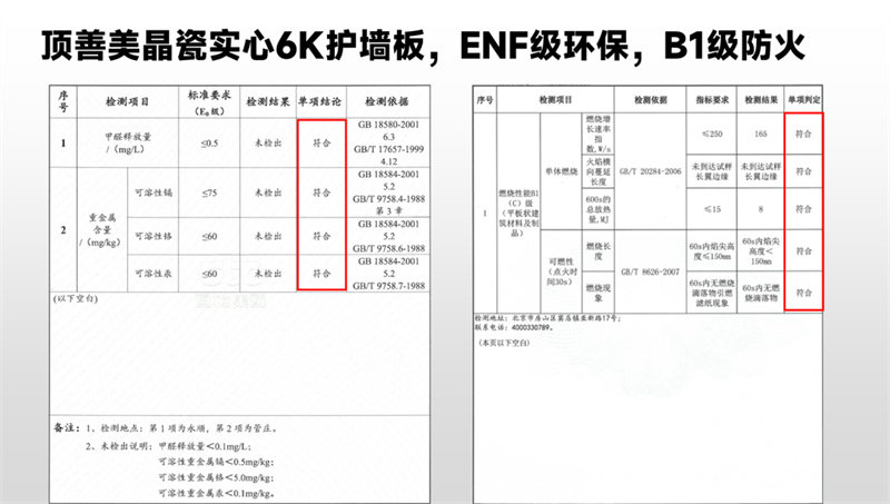 顶善美全新臻墙系列晶瓷实心6K护墙板